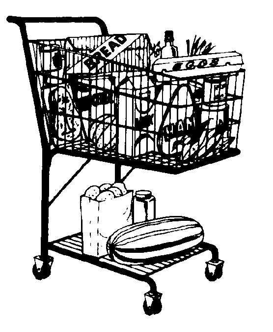 clipart shopping trolley - photo #43
